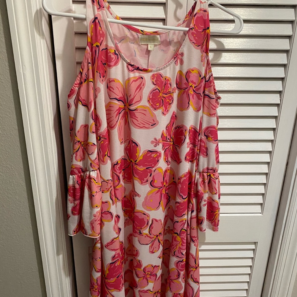 Simply southern cold shoulder dress